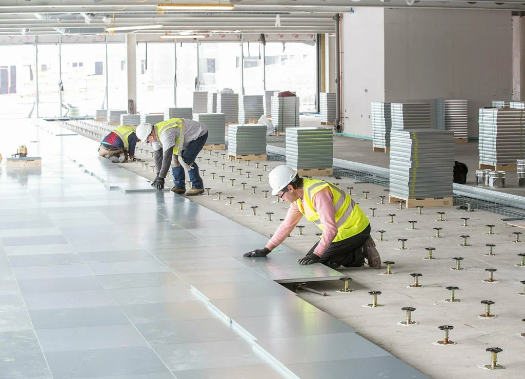 Tile installation